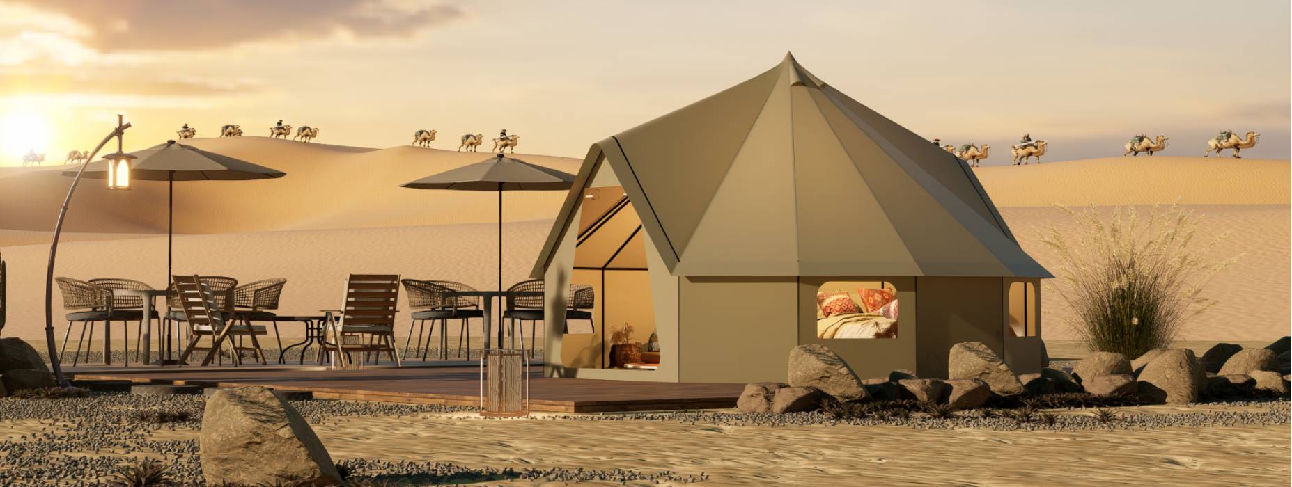 木垒露营酒店帐篷产品